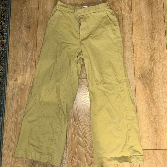 OAK + FORT Green Jeans - Picture 4 of 9